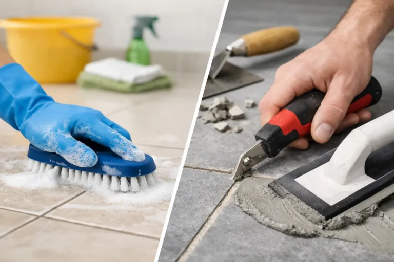 Tile Cleaning Versus Grout Replacement - What Works?